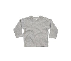 Babybugz BZ011 - T-shirt bébé à manches longues Heather Grey Melange