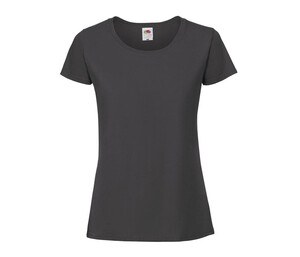 FRUIT OF THE LOOM SC200L - Tee-shirt femme 195 Light Graphite