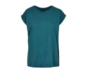Build Your Brand BY021 - T-shirt à épaules étendues pour dames Teal