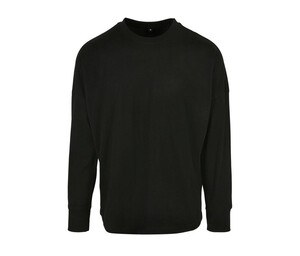 BUILD YOUR BRAND BY198 - Sweat col rond ample Noir