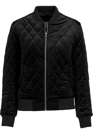 Urban Classics TB1468C - Veste pour dames velours courtepointe de diamants