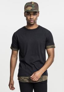 Urban Classics TB1863C - T-shirt long à coupe ajustée camouflage