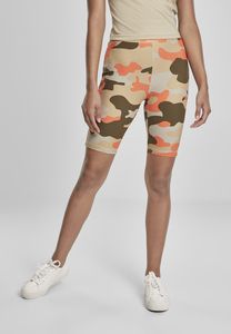 Urban Classics TB3423C - Shorts de cycliste à taill haute pour dames camouflage Tech