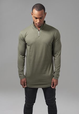 Urban Classics TB1569C - Pullover long à coupe ajusté avec fermeture éclair