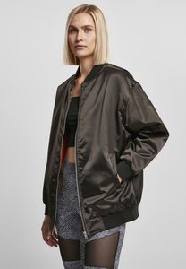 Urban Classics TB4745C - Ladies Oversized Satin Bomber Jacket