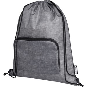 PF Concept 120646 - Sac pliable 7 L recyclé avec cordon de serrage Ash