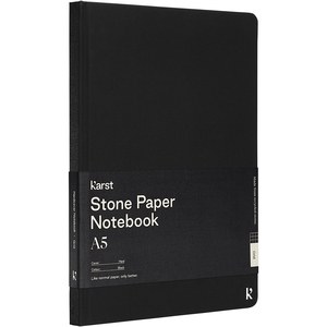 Karst® 107798 - Carnet de notes Karst® A5 avec papier de pierre à couverture rigide - Carré