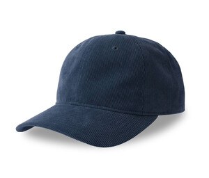 ATLANTIS HEADWEAR AT242 - Casquette 6 pans mid visor corduroy recyclé